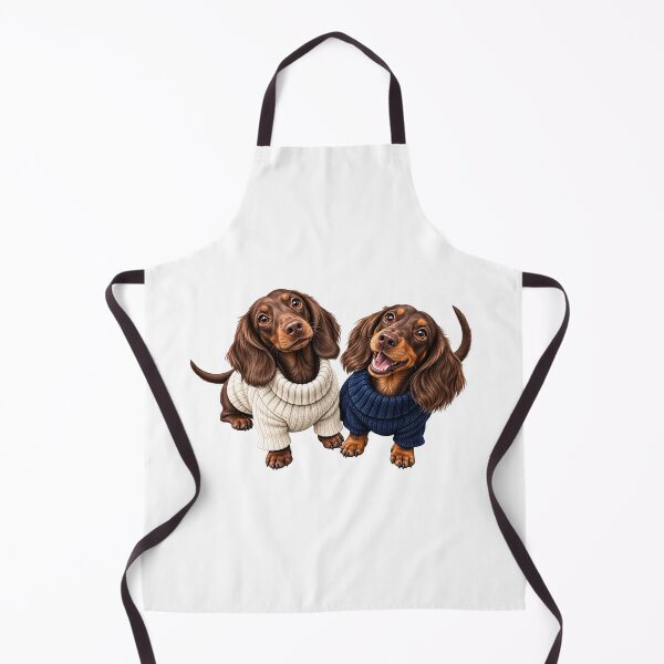 Item preview, Dachshund Best Friends – Cozy Together designed and sold by FurryPrintLab-FurryPrintLabDesign.