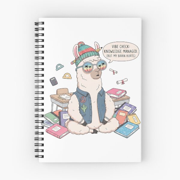Item preview, Knowledge Managed, Brain Fried Llama designed and sold by Llama-Get-a-Tee.