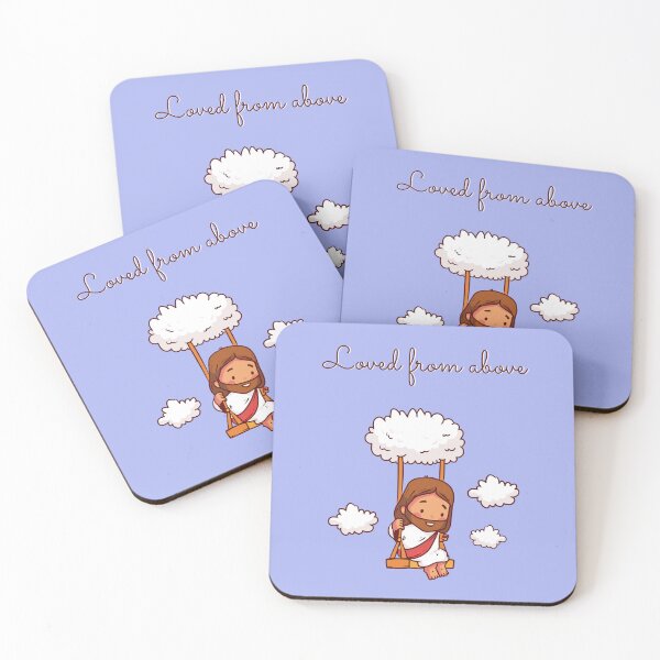 Item preview, Loved From Above Jesus Art - Cute Kawaii Sky Illustration designed and sold by Dany and Dom.