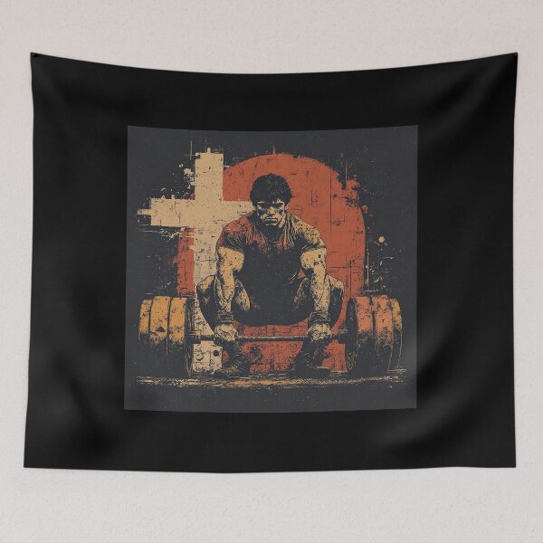 Item preview, Faith and Strength Deadlift Cross designed and sold by D-Oles-Mercher.