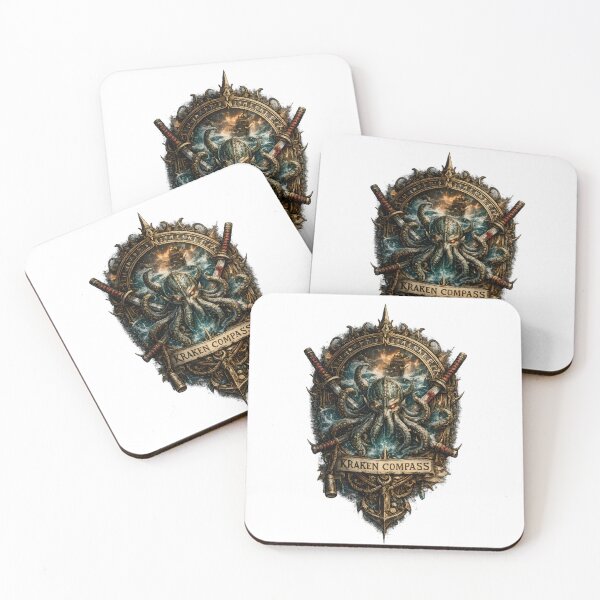 Item preview, Kraken Compass Nautical Fantasy designed and sold by CreativeMindsetLab.