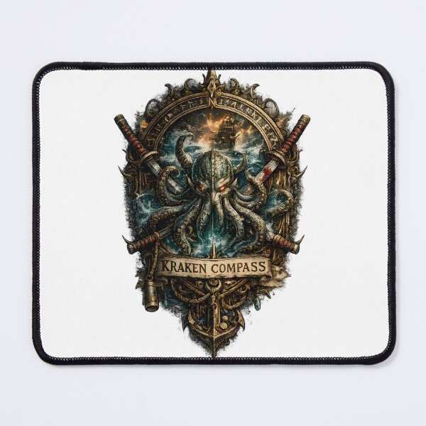 Item preview, Kraken Compass Nautical Fantasy designed and sold by CreativeMindsetLab.