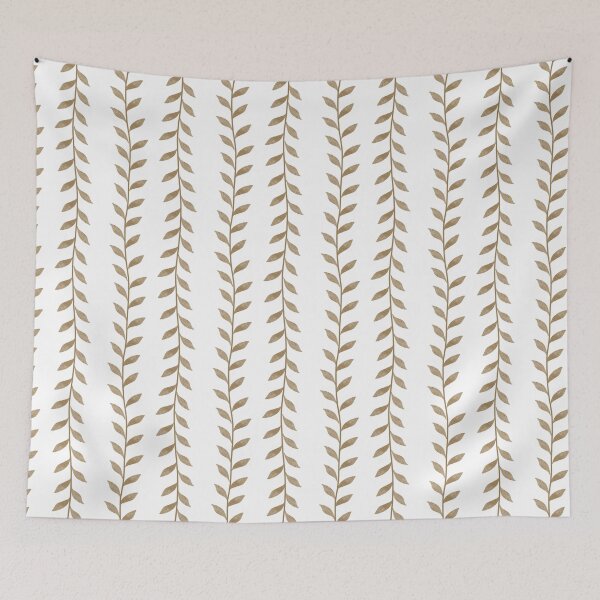 Item preview, Leaf Lineage - Warm Beige Woodland  designed and sold by Fabricatemyart.