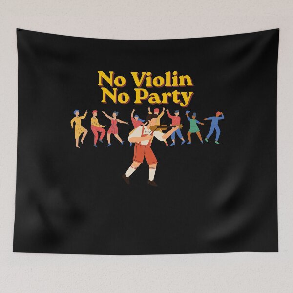 Item preview, No Violin No Party designed and sold by Konvero.
