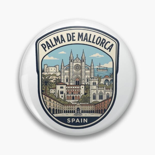 Item preview, Palma de Mallorca Spain Vintage Travel Badge designed and sold by k3rstman1.