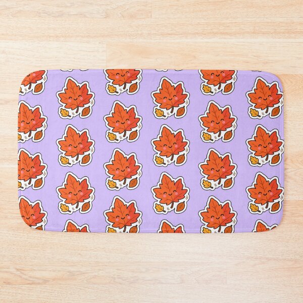 Item preview, Cute Kawaii Autumn Leaf Sticker designed and sold by NewIceKing Creations.