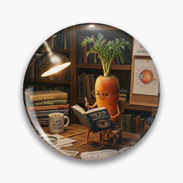 Item preview, Hardworking Carrot Studying Eyesight Late Night Grind designed and sold by Michaelragheb.