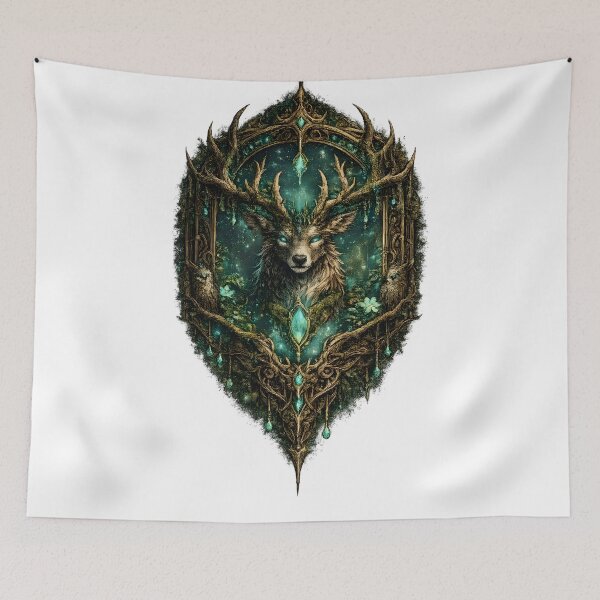 Item preview, Enchanted Forest Deer Fantasy designed and sold by CreativeMindsetLab.