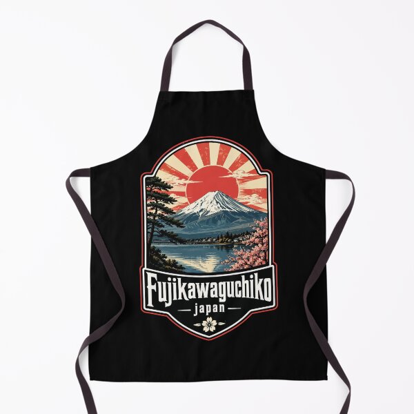 Item preview, Fujikawaguchiko Japan Retro Vintage Travel designed and sold by TomFrontierArt.