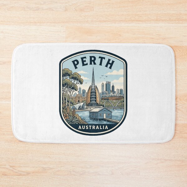 Item preview, Perth Australia Vintage Travel Emblem designed and sold by k3rstman1.