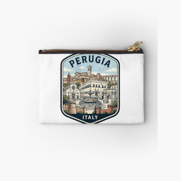 Item preview, Vintage Perugia Italy Travel Souvenir Illustration designed and sold by k3rstman1.