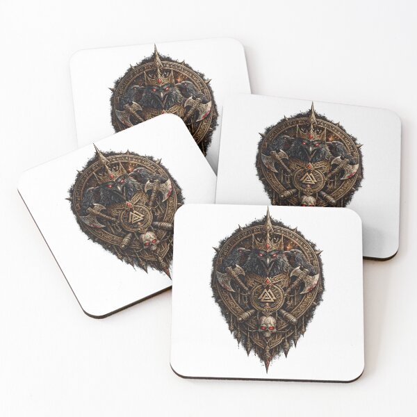 Item preview, Norse Raven Viking Warrior designed and sold by CreativeMindsetLab.