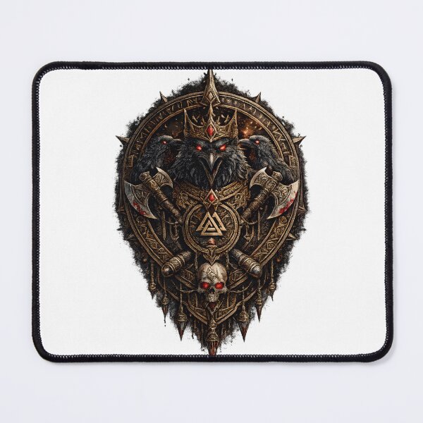 Item preview, Norse Raven Viking Warrior designed and sold by CreativeMindsetLab.