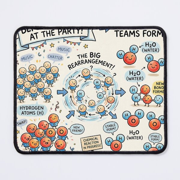 Item preview, Chemistry Reaction Party Making H2O Water Molecule designed and sold by Michaelragheb.
