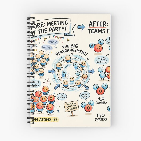 Item preview, Chemistry Reaction Party Making H2O Water Molecule designed and sold by Michaelragheb.
