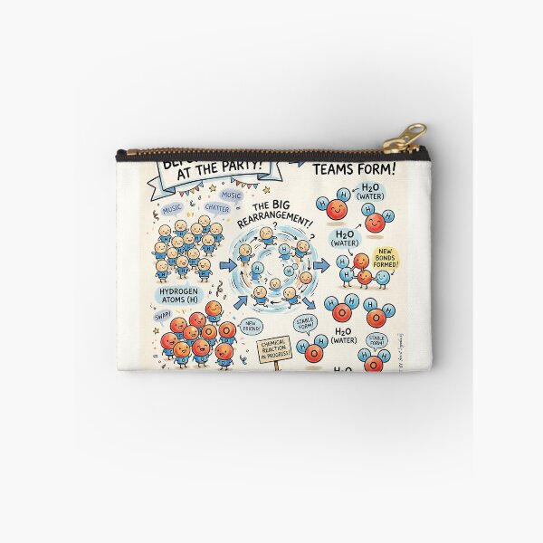 Item preview, Chemistry Reaction Party Making H2O Water Molecule designed and sold by Michaelragheb.