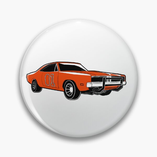 Item preview, Classic orange muscle car charger draw designed and sold by Encared.