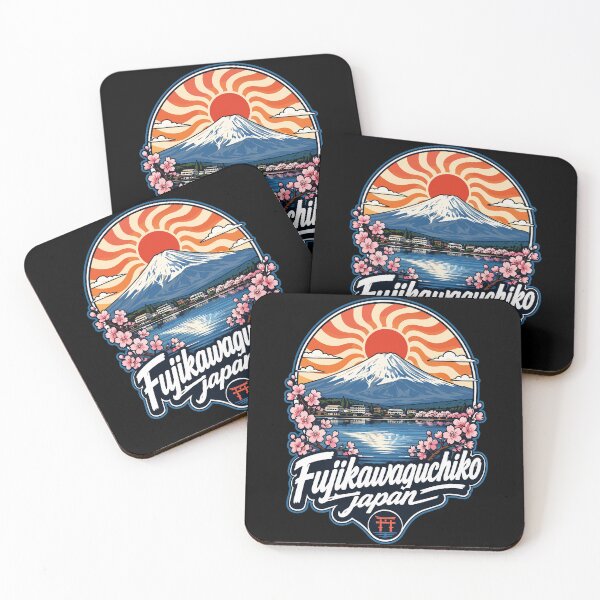 Item preview, Fujikawaguchiko Japan Retro Travel designed and sold by TomFrontierArt.