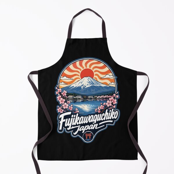 Item preview, Fujikawaguchiko Japan Retro Travel designed and sold by TomFrontierArt.