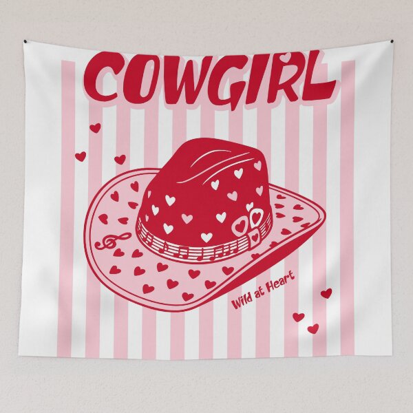 Item preview, Pink Cowgirl Hat Wild at Heart designed and sold by bolayousri.