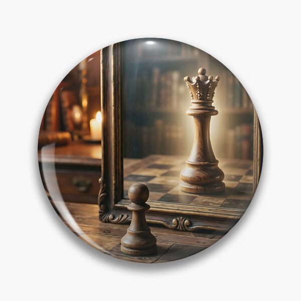 Item preview, Chess Pawn Seeing Queen Self Confidence Motivation designed and sold by Michaelragheb.
