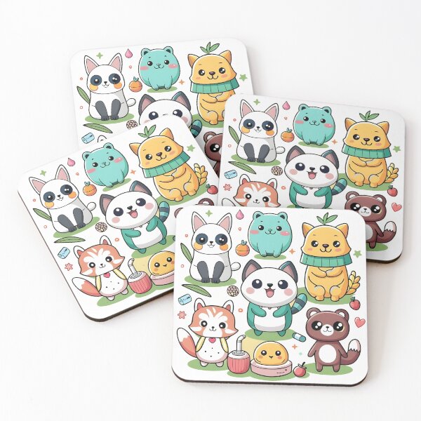 Item preview, Adorably Cute Kawaii Animal Sticker Collection designed and sold by arjonrasikmuna.