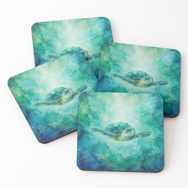 Item preview, Turquoise Ocean Turtle designed and sold by PurrfectWhisper.
