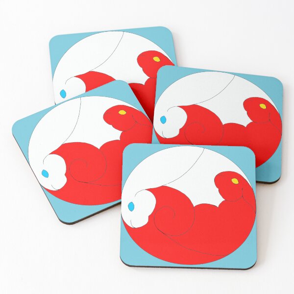 Item preview, White Rabbits & Red Squirrels by Saber Rex designed and sold by WildBerryWorks.