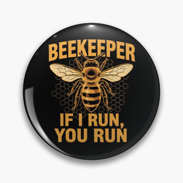 Item preview, Beekeeper If I Run You Run T-Shirt - Funny Bee Keeper Shirt - Beekeeping Men Vintage Bee Keeper Outfit designed and sold by Dabbing Turtle Designs.