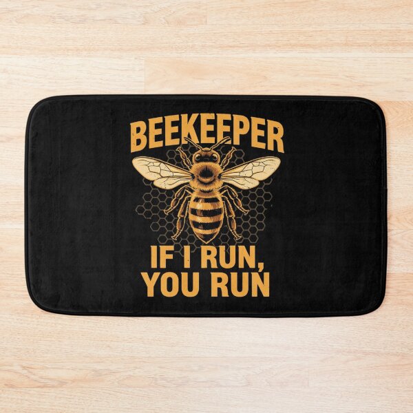 Item preview, Beekeeper If I Run You Run T-Shirt - Funny Bee Keeper Shirt - Beekeeping Men Vintage Bee Keeper Outfit designed and sold by Dabbing Turtle Designs.