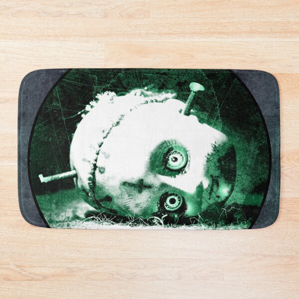 Item preview, Creepy Green Doll Head Nail Abandoned Horror Vignette designed and sold by Ghoul Enterprises.