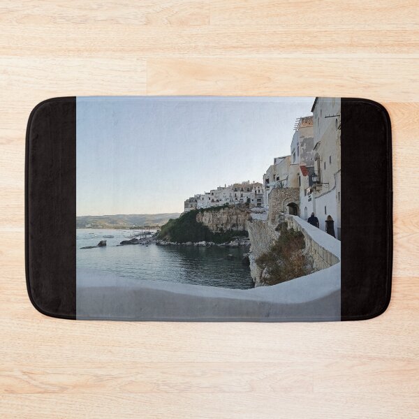 Item preview, Pristine Vieste Old Town at Sunset - Historic Coastal Fortress, Puglia Italy designed and sold by EpicVistas.