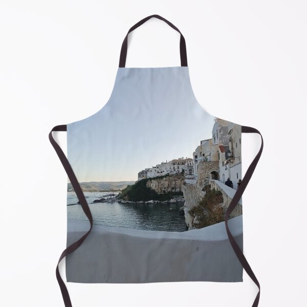Item preview, Pristine Vieste Old Town at Sunset - Historic Coastal Fortress, Puglia Italy designed and sold by EpicVistas.