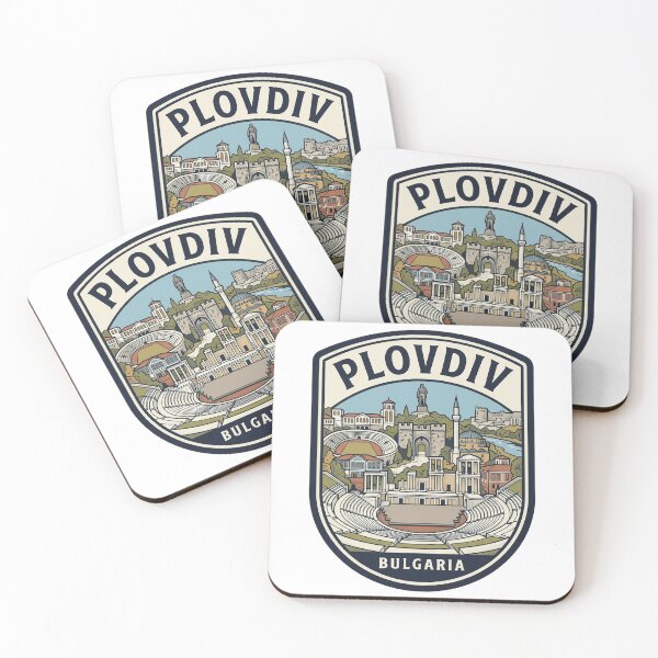Item preview, Plovdiv Bulgaria Vintage Travel Emblem designed and sold by k3rstman1.