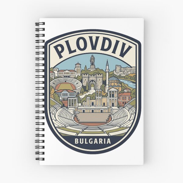 Item preview, Plovdiv Bulgaria Vintage Travel Emblem designed and sold by k3rstman1.