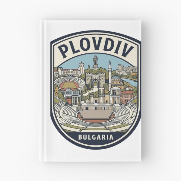 Item preview, Plovdiv Bulgaria Vintage Travel Emblem designed and sold by k3rstman1.