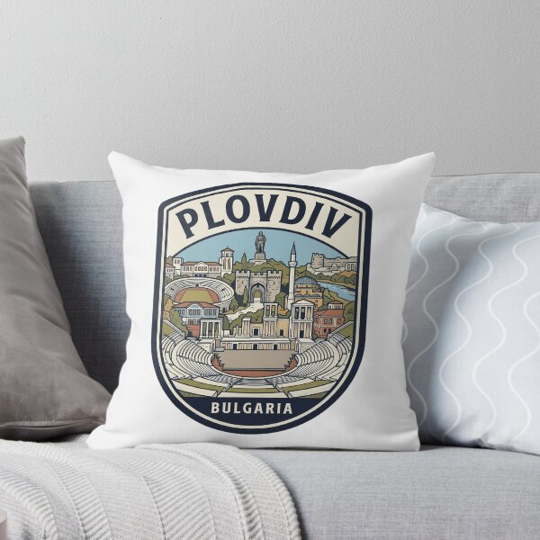 Item preview, Plovdiv Bulgaria Vintage Travel Emblem designed and sold by k3rstman1.