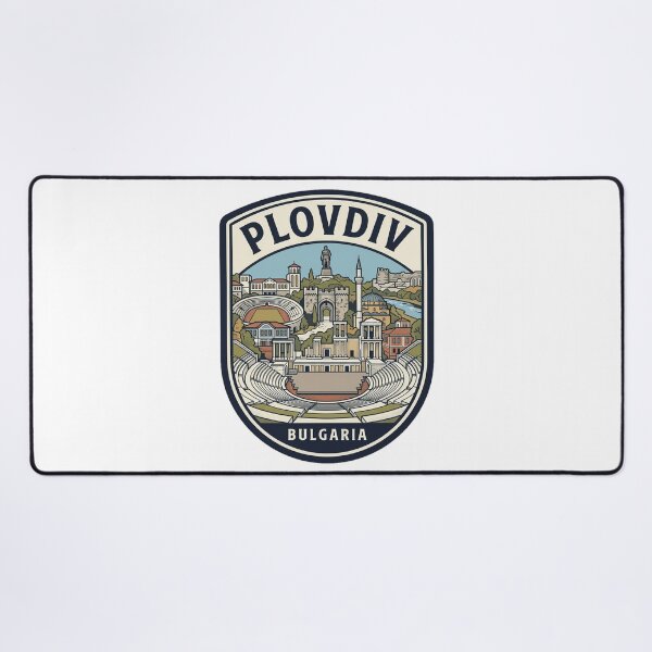 Item preview, Plovdiv Bulgaria Vintage Travel Emblem designed and sold by k3rstman1.