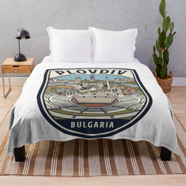 Item preview, Plovdiv Bulgaria Vintage Travel Emblem designed and sold by k3rstman1.