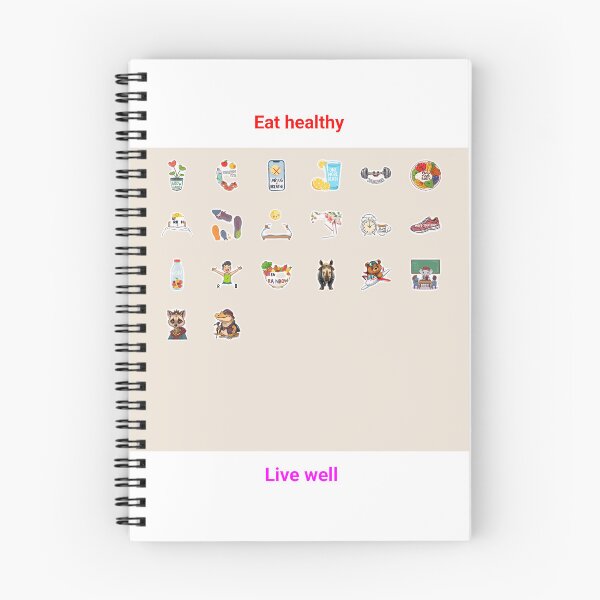 Item preview, Eat Healthy, Live Well ?? designed and sold by SIA FUNKY ARTS.