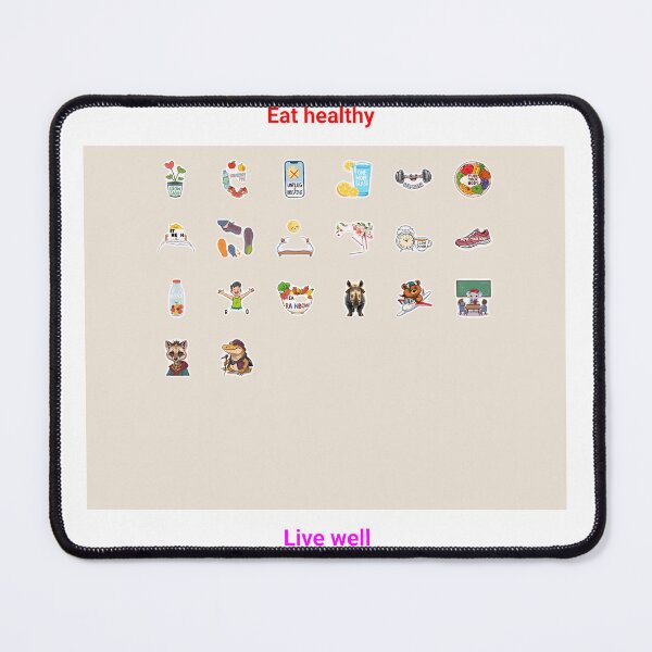 Item preview, Eat Healthy, Live Well ?? designed and sold by SIA FUNKY ARTS.