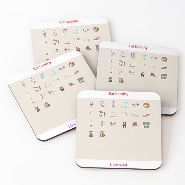Item preview, Eat Healthy, Live Well ?? designed and sold by SIA FUNKY ARTS.