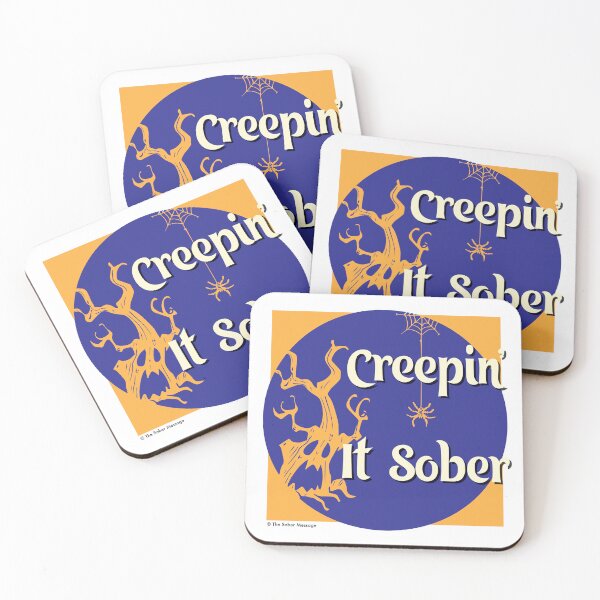 Item preview, Creepin' It Sober Halloween Design designed and sold by ApexDesigners.