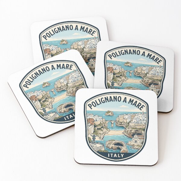 Item preview, Polignano a Mare Italy Vintage Travel Badge designed and sold by k3rstman1.