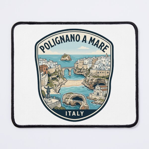 Item preview, Polignano a Mare Italy Vintage Travel Badge designed and sold by k3rstman1.