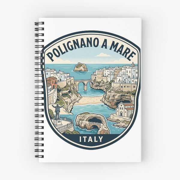 Item preview, Polignano a Mare Italy Vintage Travel Badge designed and sold by k3rstman1.