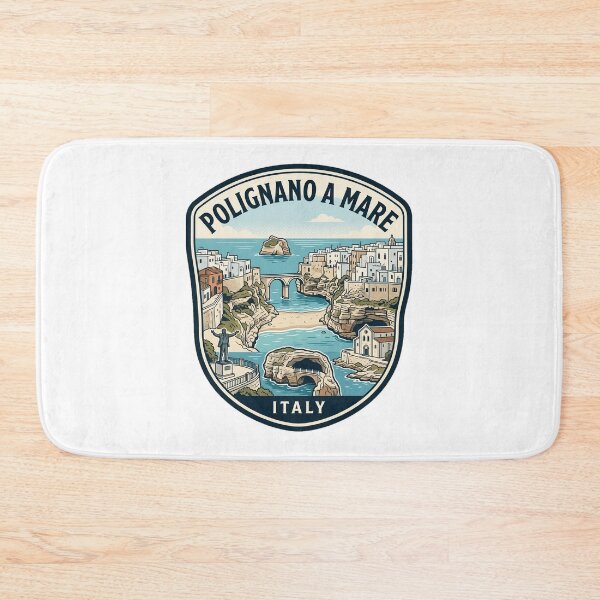Item preview, Polignano a Mare Italy Vintage Travel Badge designed and sold by k3rstman1.