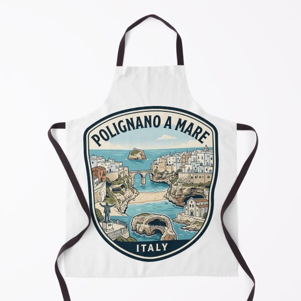 Item preview, Polignano a Mare Italy Vintage Travel Badge designed and sold by k3rstman1.