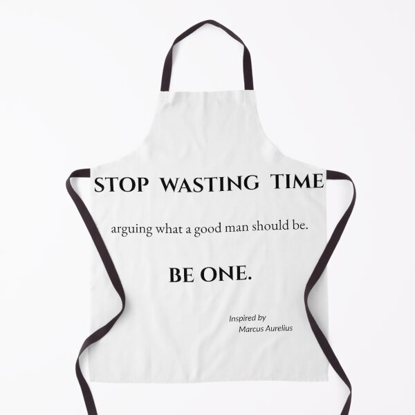 Artikelvorschau, Verschwende keine Zeit – Minimalistisches stoisches Zitat, inspiriert von Marcus Aurelius entworfen und verkauft von CalmWorldShop.