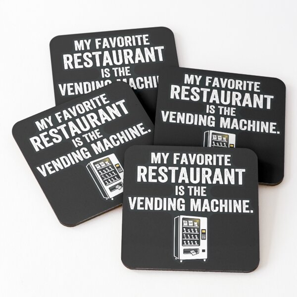 Item preview, My Favorite Restaurant Is The Vending Machine Funny Snack designed and sold by DuckOddity.